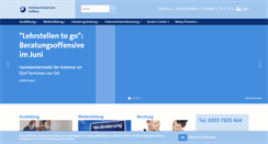 Desktop Screenshot of hwk-cottbus.de